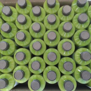 Flacons rangés en caisse