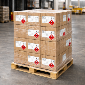 Palette de produits finis